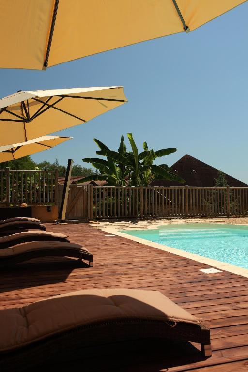 Hotel Le Clos Roussillon Pres De Sarlat Vitrac  Rum bild